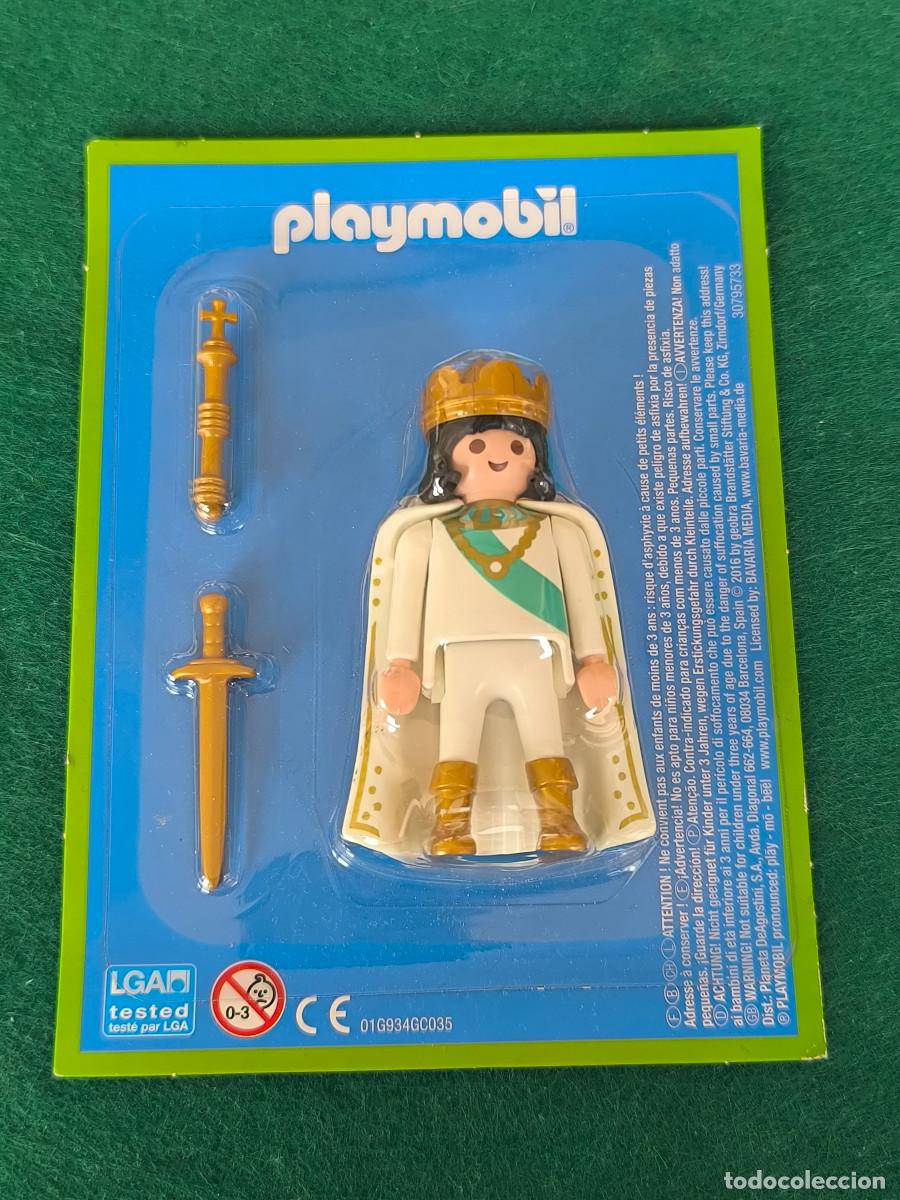 Playmobil: Playmobil pr&iacute;ncipe rey medieval colecci&oacute;n aventura de la historia planeta agostini cerrado blister