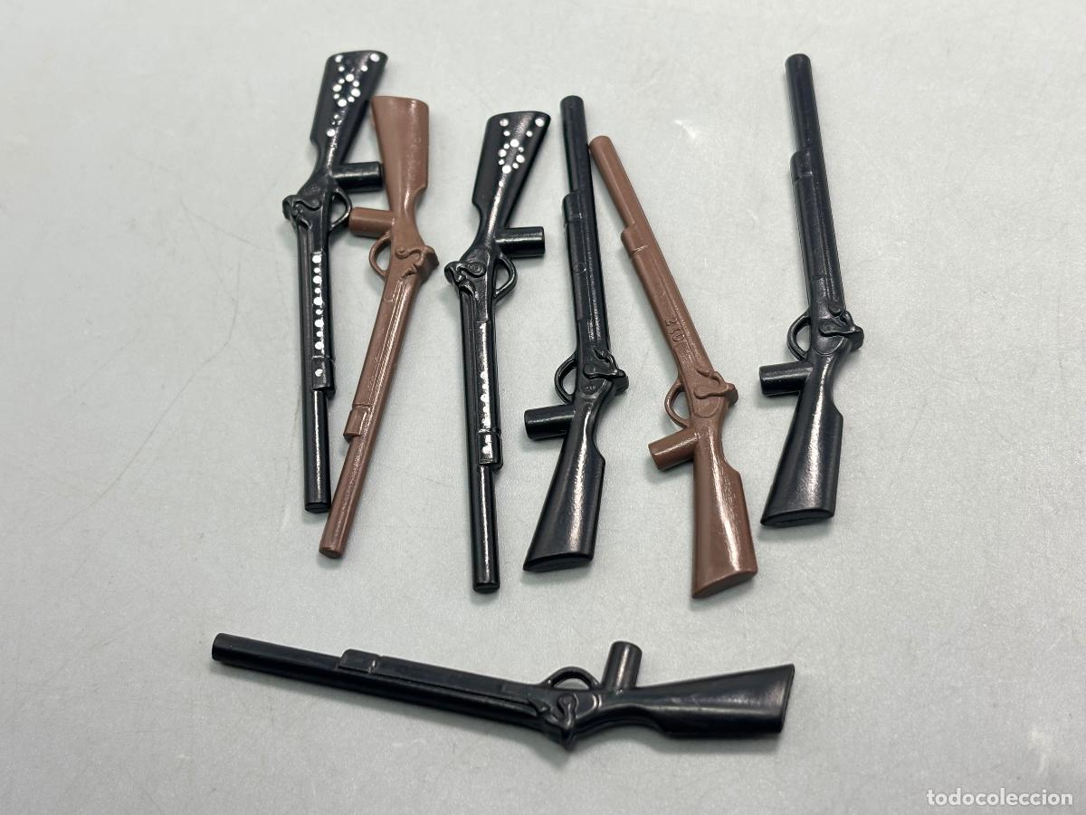 Playmobil: Playmobil lote rifle oeste vaquero soldado