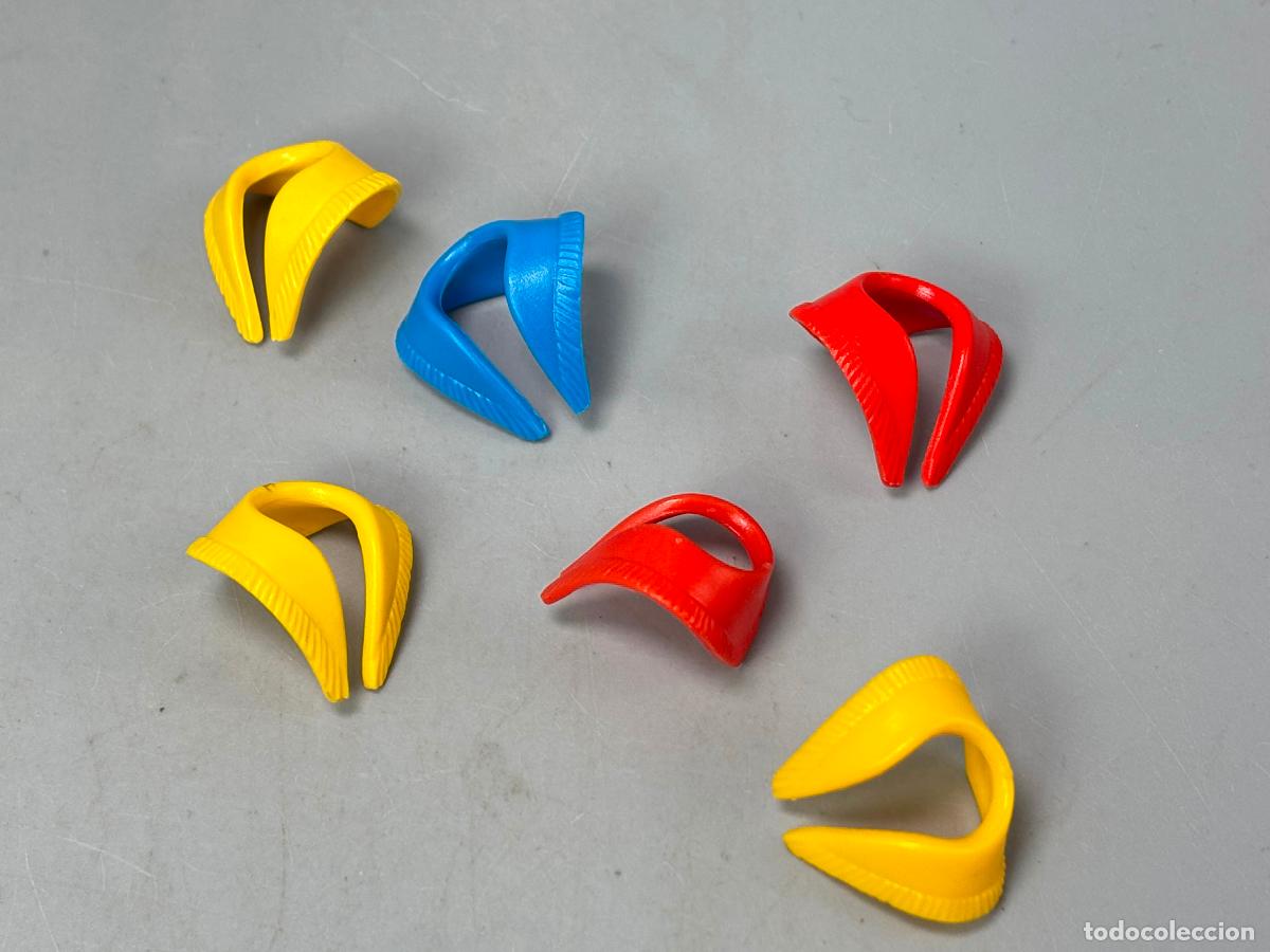 Playmobil: Playmobil lote pa&ntilde;uelo rojo azul amarillo oeste