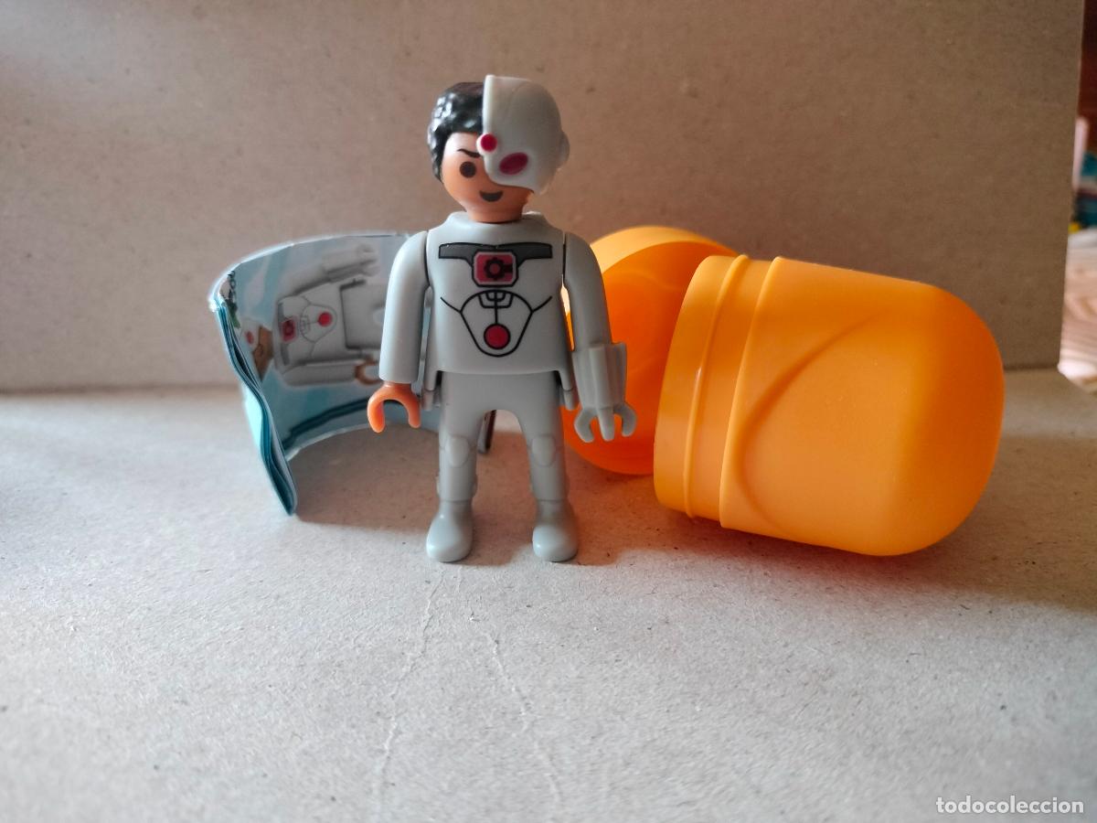 Playmobil: PLAYMOBIL CIBORG KINDER SORPRESA SUPERHEROE VER FOTOS