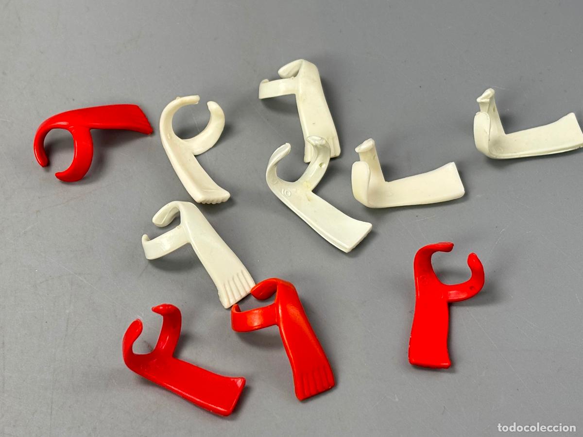 Playmobil: Playmobil lote bufanda rojo blanco