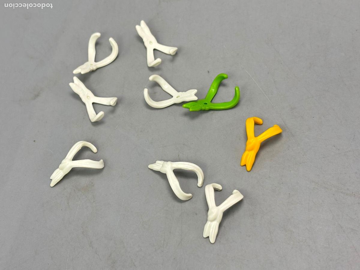 Playmobil: Playmobil lote pa&ntilde;uelo amarillo verde blanco