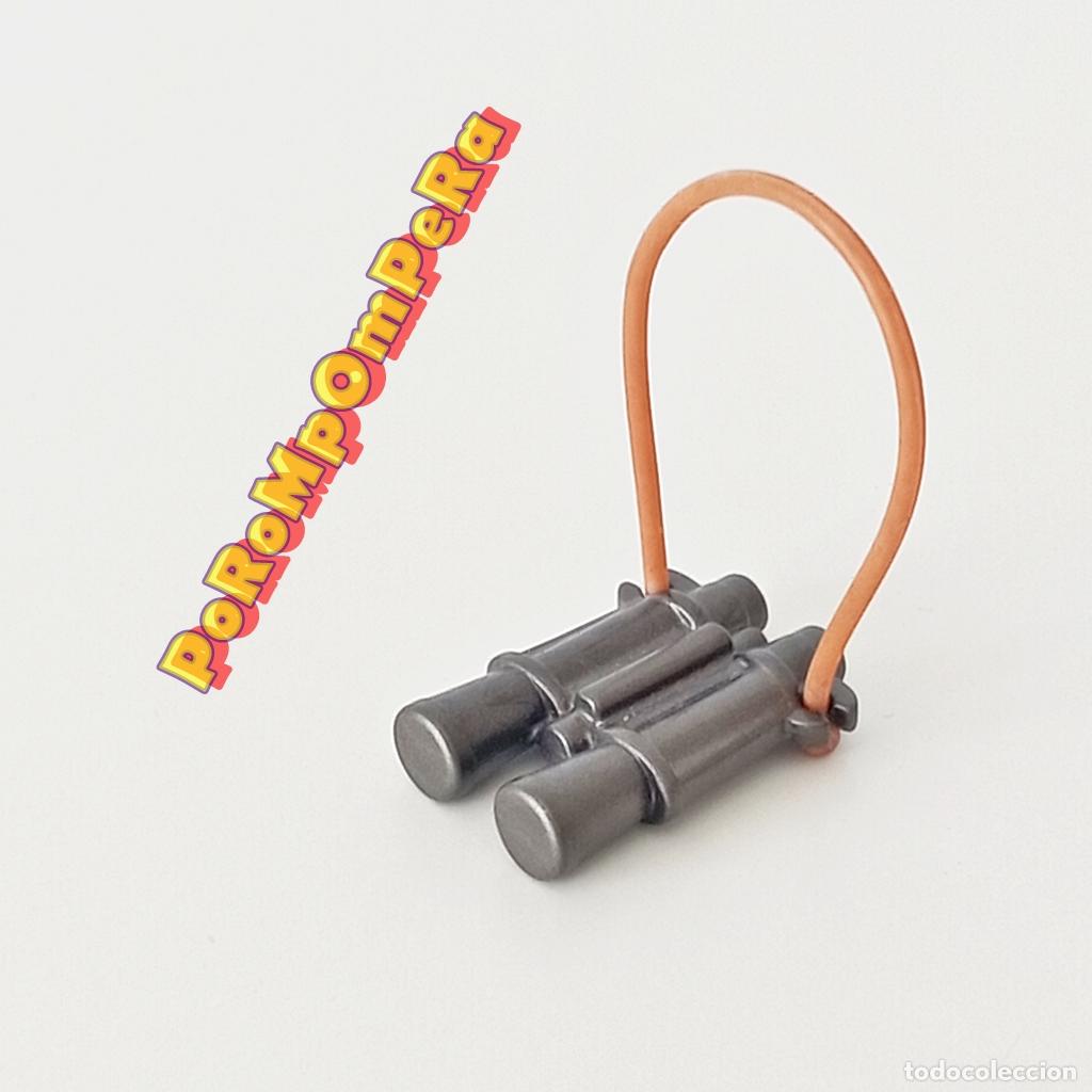 Playmobil: PLAYMOBIL PRISM&Aacute;TICOS GRIS OSCURO CON GOMA MARR&Oacute;N i1