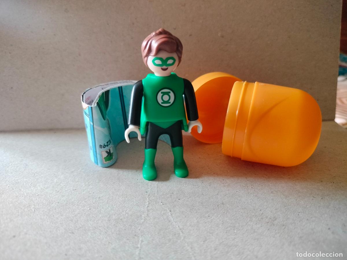 Playmobil: PLAYMOBIL LINTERNA VERDE KINDER SORPRESA SUPERHEROE VER FOTOS