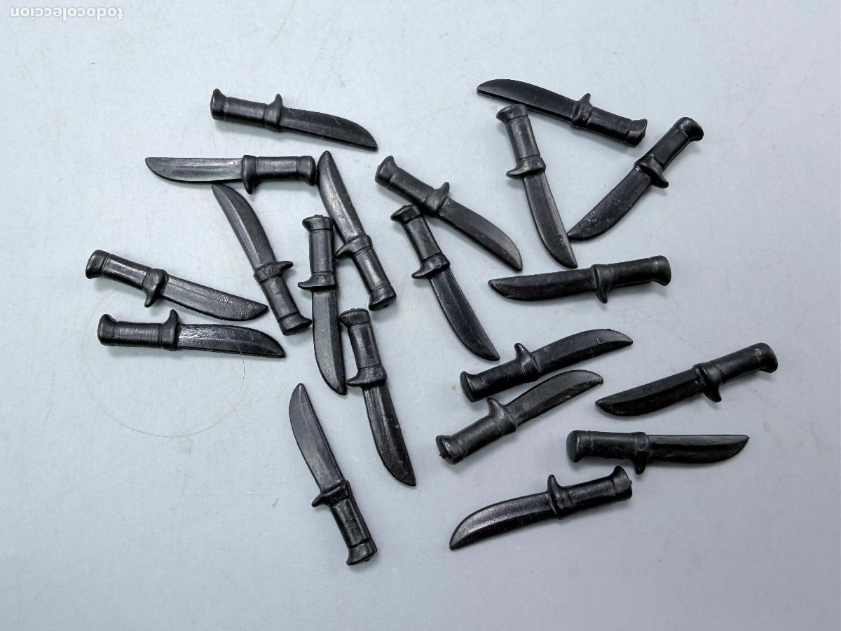 Playmobil: Playmobil lote cuchillo negro