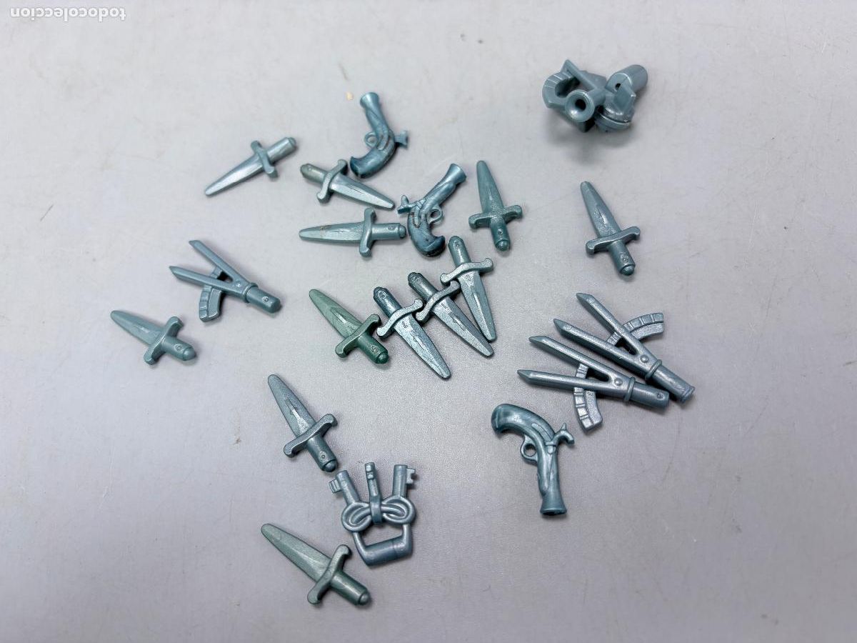 Playmobil: Playmobil lote daga pistola comp&aacute;s azulada pirata