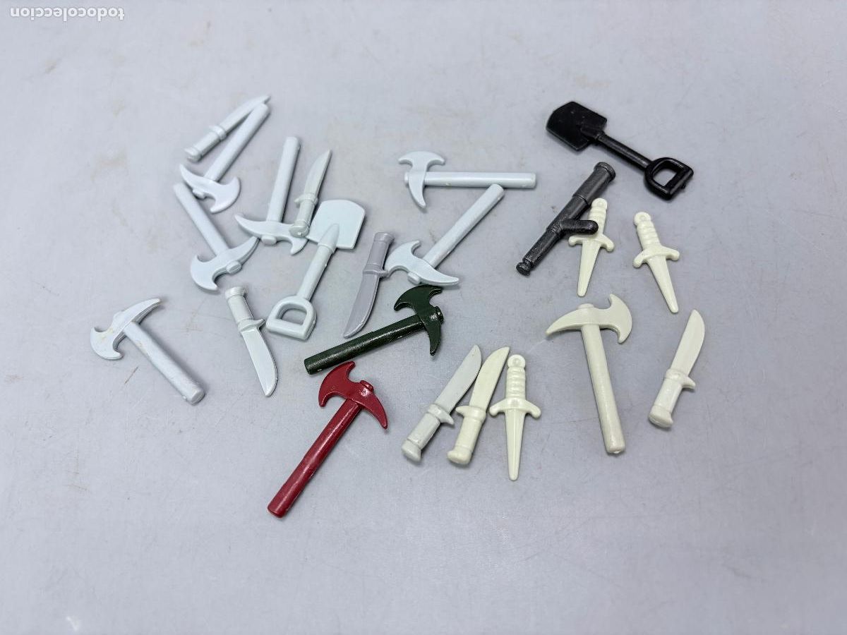 Playmobil: Playmobil lote pala cuchillo hacha pirata
