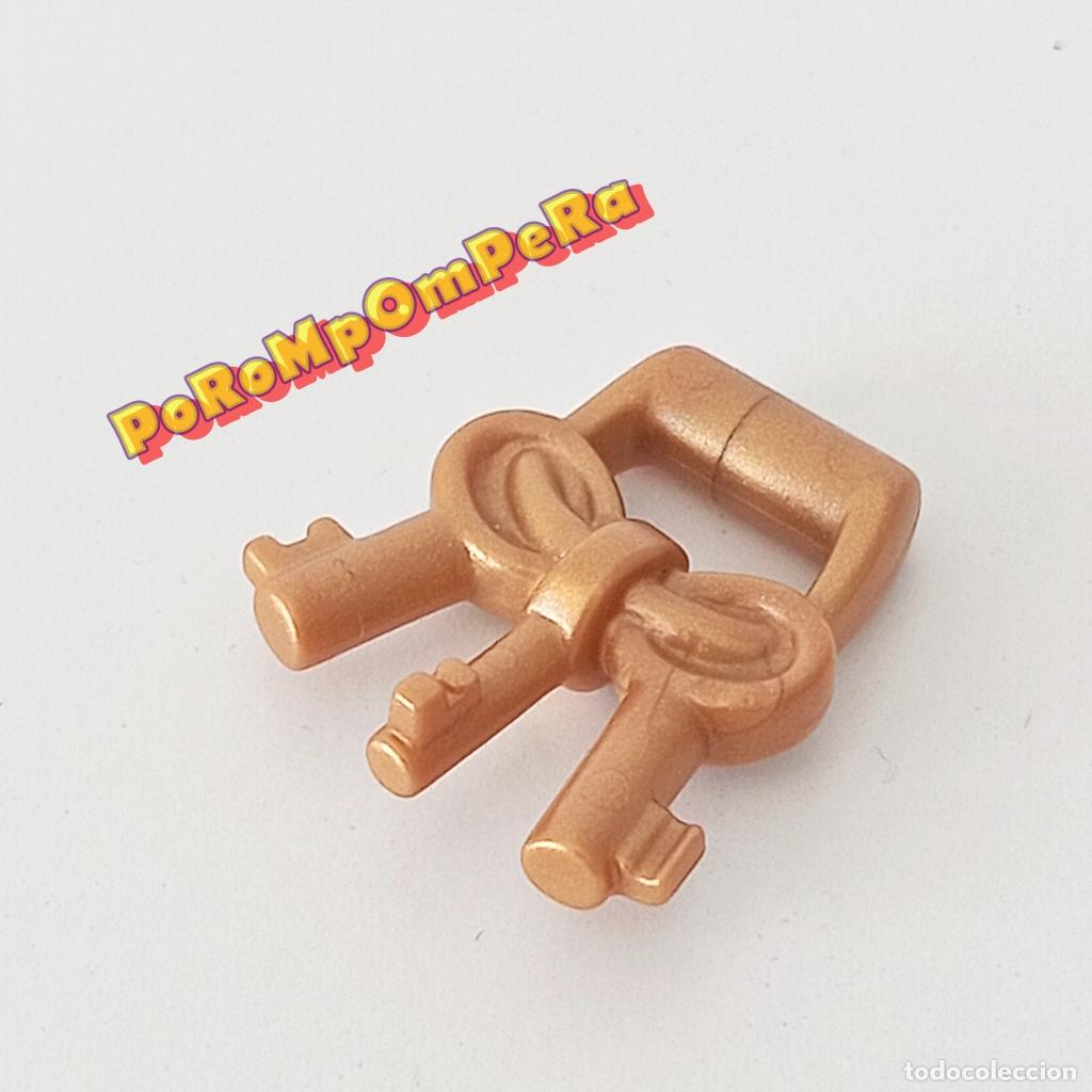 Playmobil: PLAYMOBIL MANOJO DE LLAVES DORADO 3112 3113 3161 3274 3285 3288 3666 3938 3939 4255 4502 5208 + i1