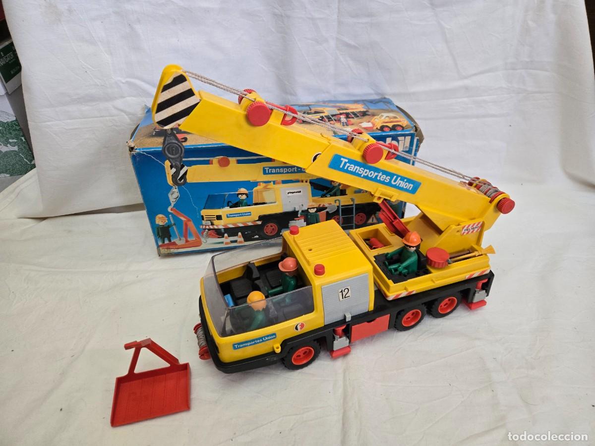 Playmobil: CAMION PLAYMOBIL SYSTEM TRANSPORT-,UNION , OBRAS , GRUA