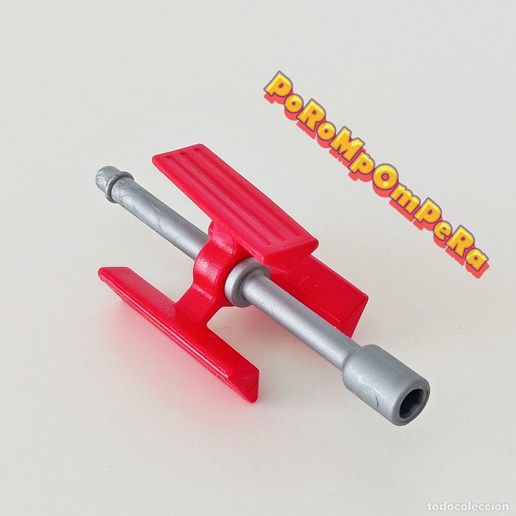 Playmobil: PLAYMOBIL ANTENA PLATEADA-ROJA 5261 9360 + i1