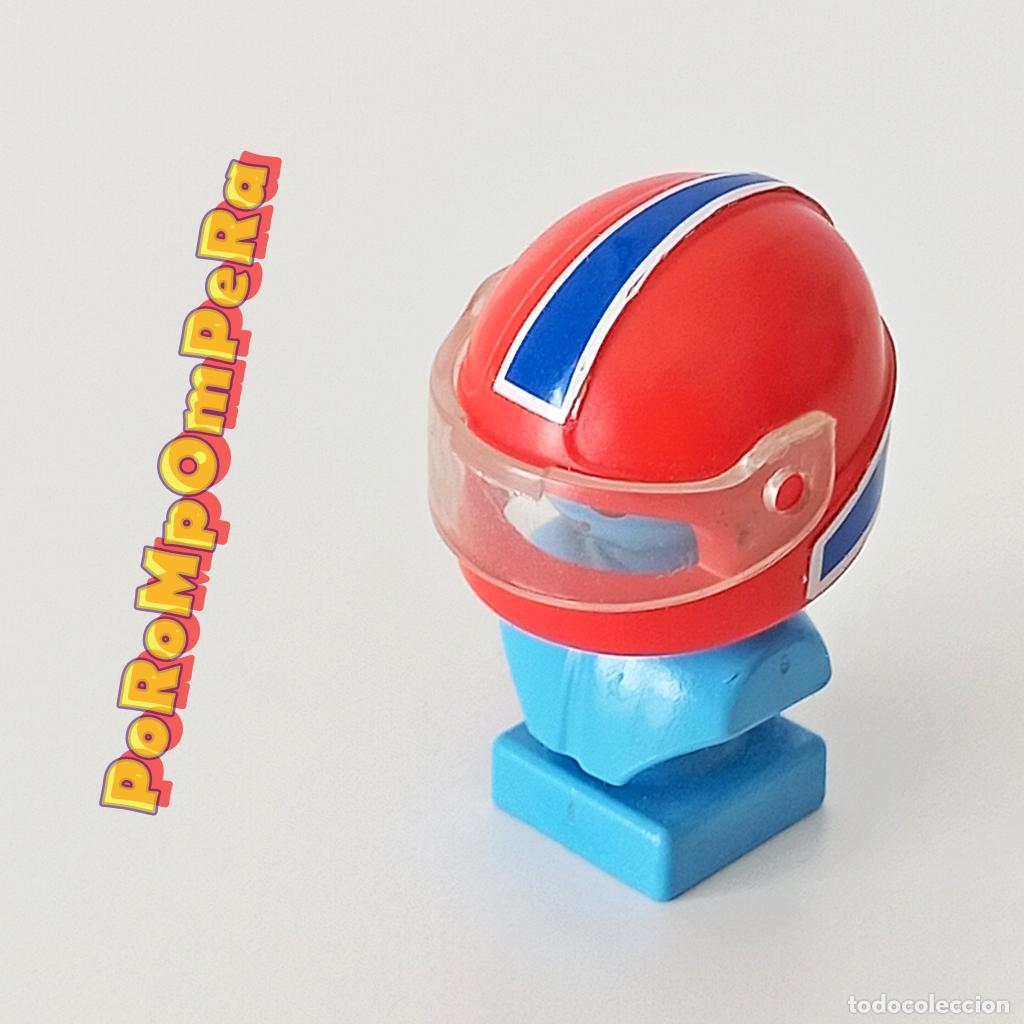 Playmobil: PLAYMOBIL CASCO ROJO CON VISERA MOTOCICLISTA 1&ordf; &Eacute;POCA 3303 PILOTO MOTO MOTORISTA A&Ntilde;OS 80 i1