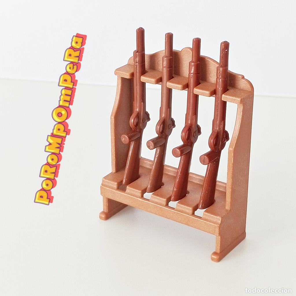 Playmobil: PLAYMOBIL MUEBLE ARMERO 4072 4398 SIMILAR 3034 3786 5245 + RIFLES OFICINA SHERIFF OESTE VAQUERO i6