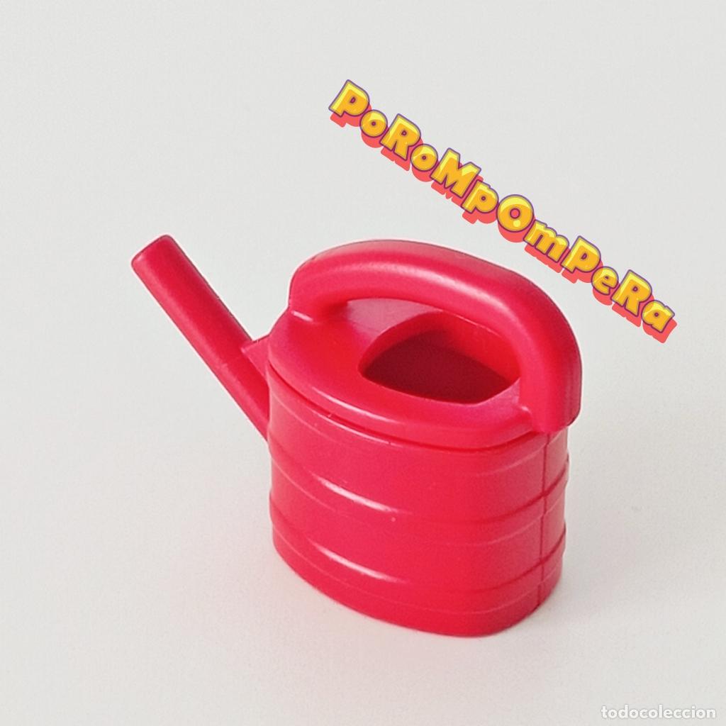 Playmobil: PLAYMOBIL REGADERA ROJA 4131 4138 4281 4480 4481 4482 6104 JARDINERO AGRICULTOR GNOMO VICTORIAN i6