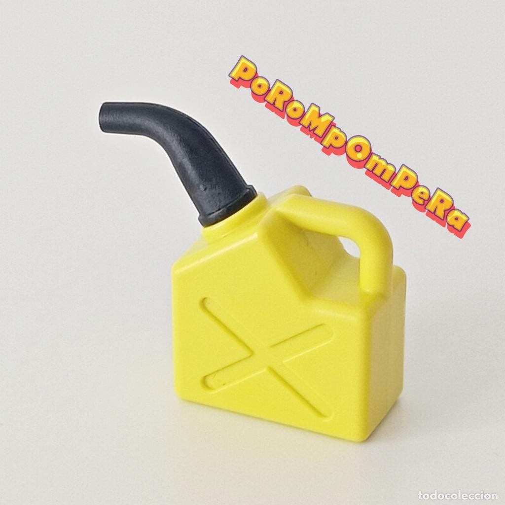 Playmobil: PLAYMOBIL BID&Oacute;N AMARILLO-NE&Oacute;N? + BOQUILLA NEGRA GASOLINA LATA ACEITE - SET/S POR DETERMINAR i6