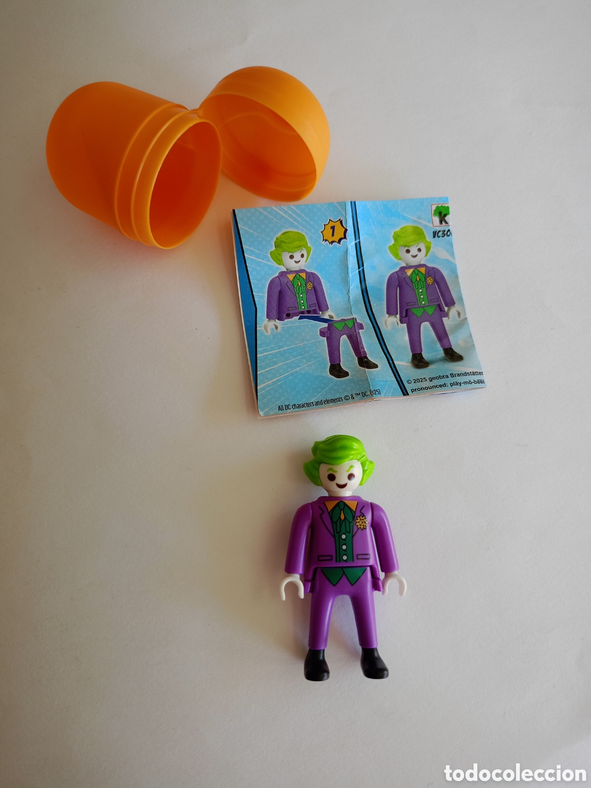 Playmobil: FIGURA PLAYMOBIL CLICK HUEVO KINDER DC COMICS - JOKER