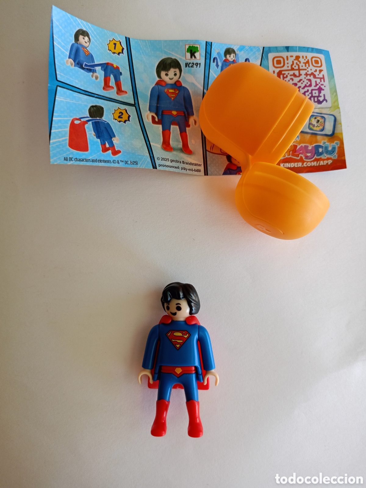 Playmobil: KINDER SORPRESA PLAYMOBIL DC FIGURA DE SUPERMAN