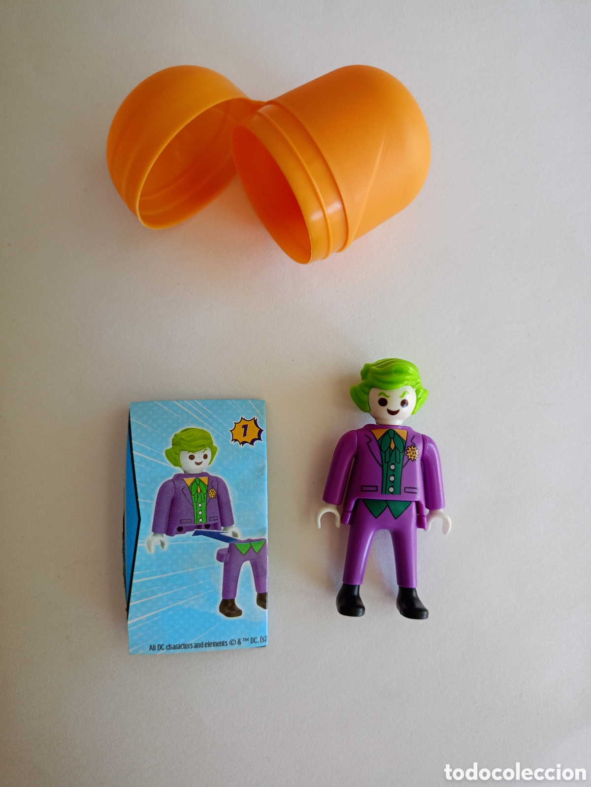 Playmobil: KINDER SORPRESA PLAYMOBIL DC FIGURA DE joker