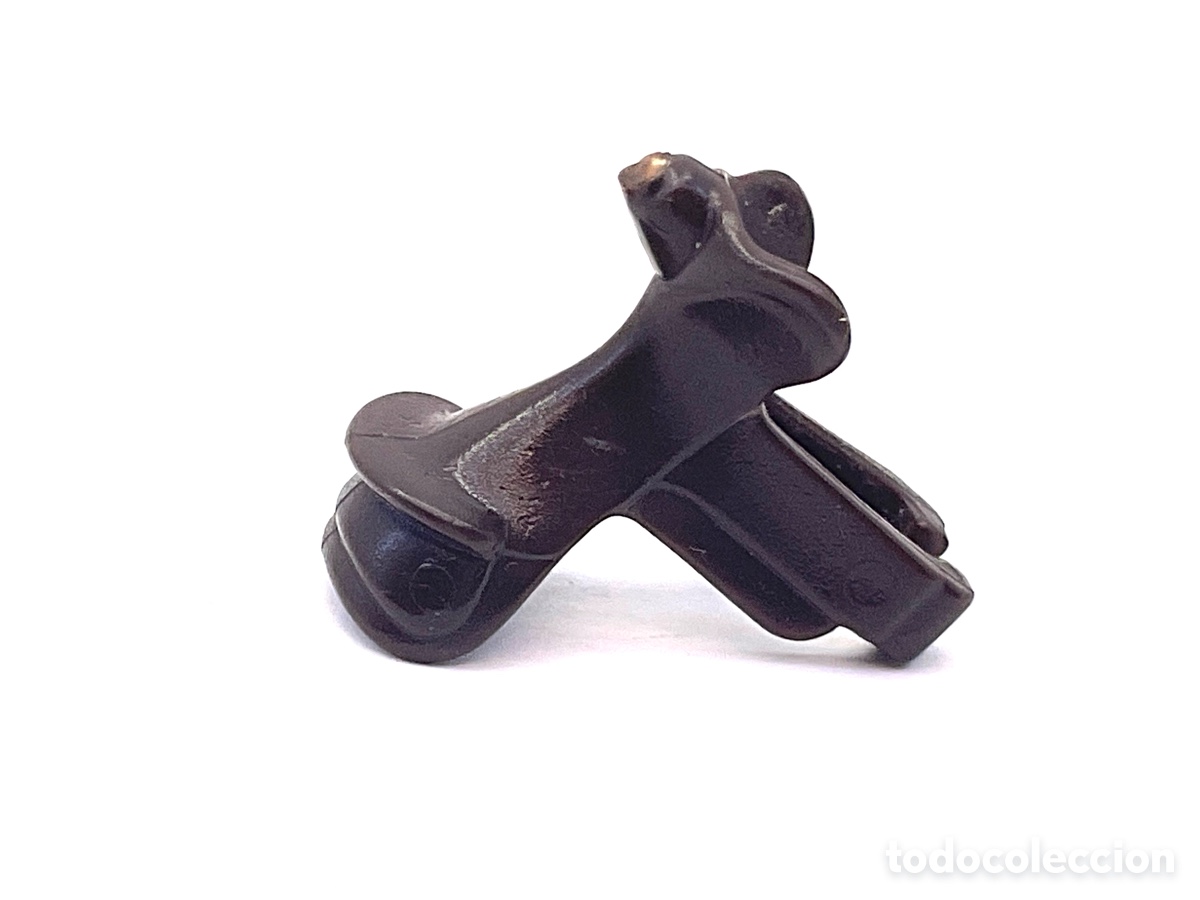 Playmobil: ACCESORIO PLAYMOBIL MONTURA CABALLOS COLOR MARRON.