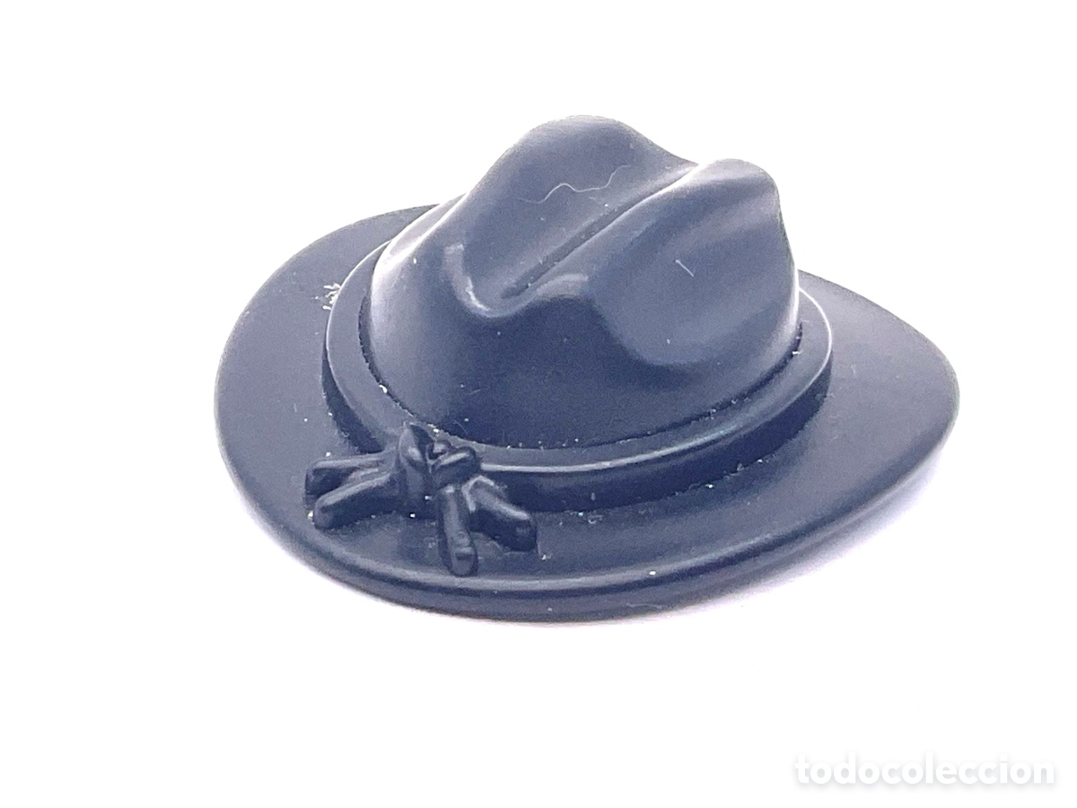 Playmobil: ACCESORIO PLAYMOBIL SOMBRERO NEGRO OFICIAL NORDISTA, UNION, YANKEE, GUERRA SECESION.