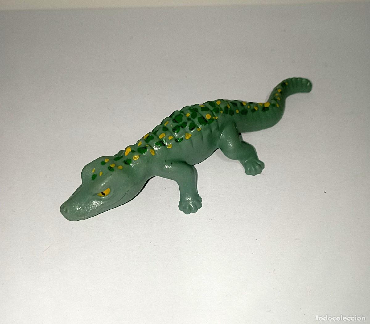 Playmobil: CAIMAN FIGURA PLAYMOBIL GEOBRA SERIE ANIMALES SALVAJES ZOO SAFARI COCODRILO