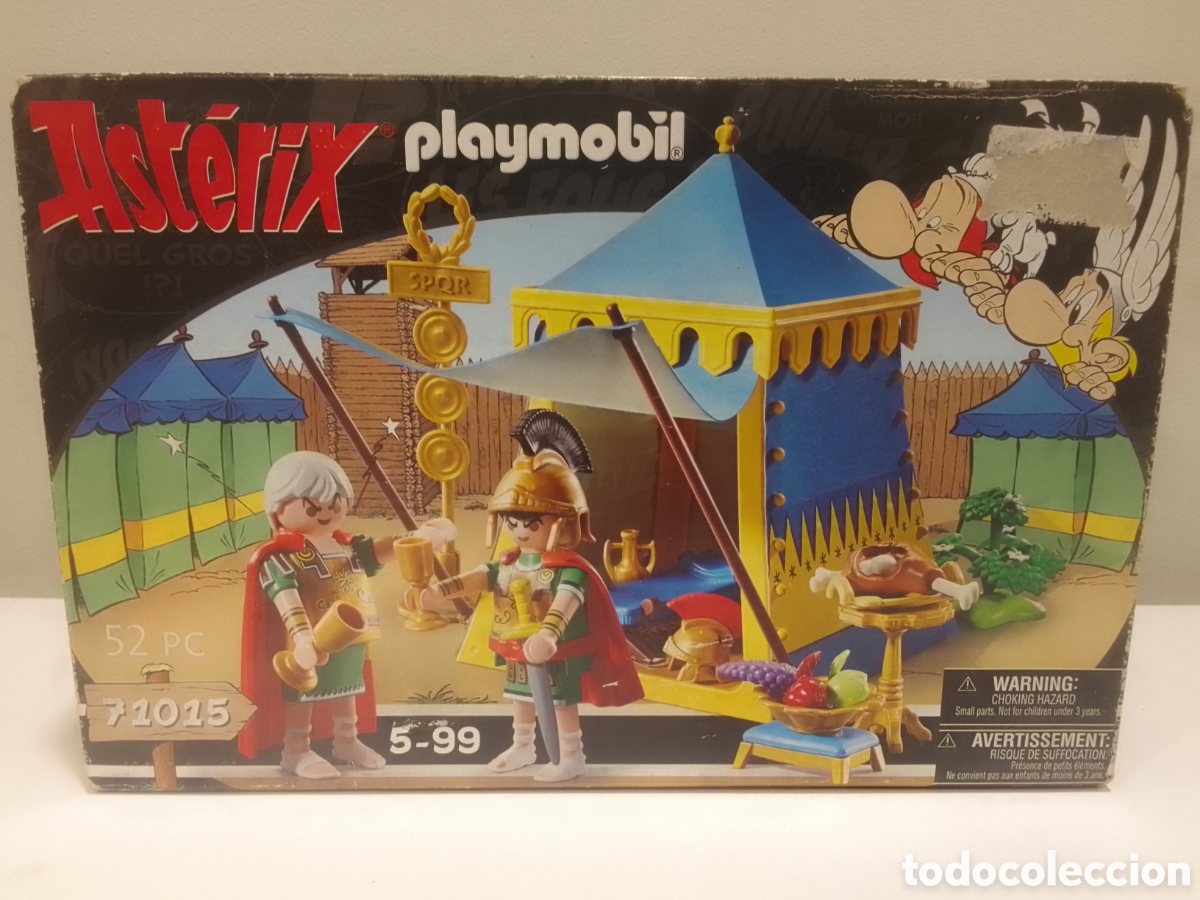 Playmobil: Caja vac&iacute;a Playmobil Ast&eacute;rix REF 71015.