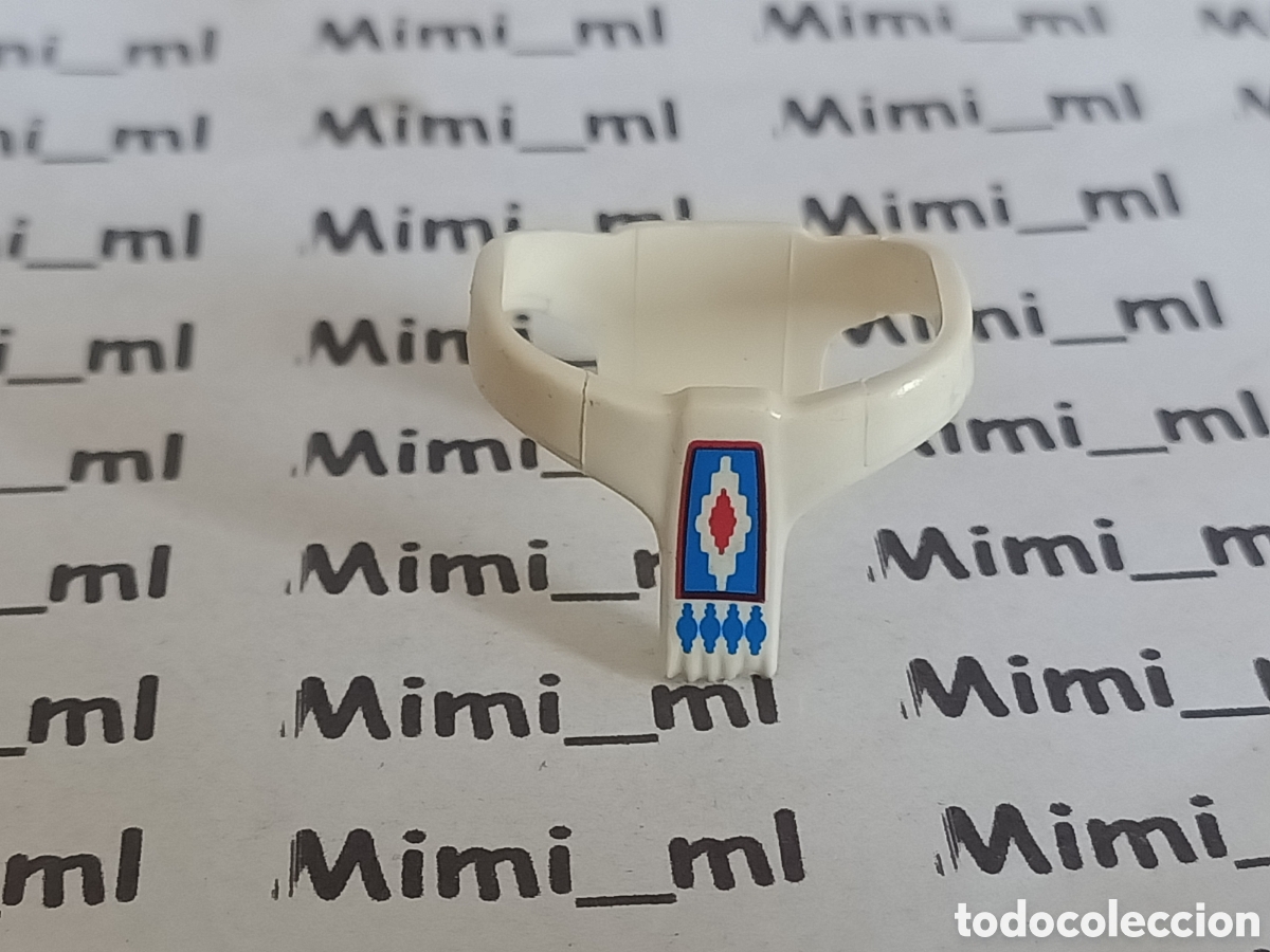 Playmobil: Playmobil cintur&oacute;n blanco indio poblado western oeste