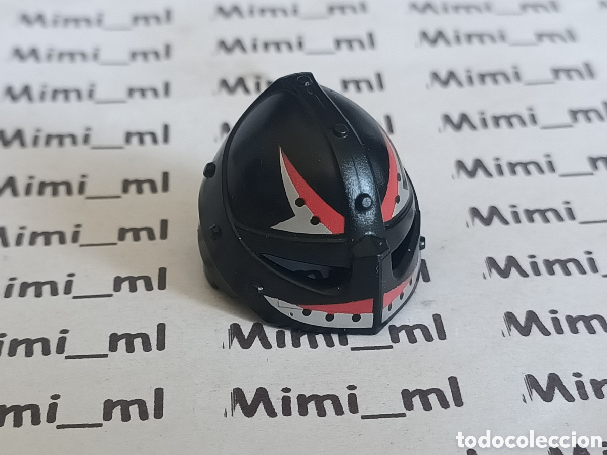 Playmobil: Playmobil casco negro medieval