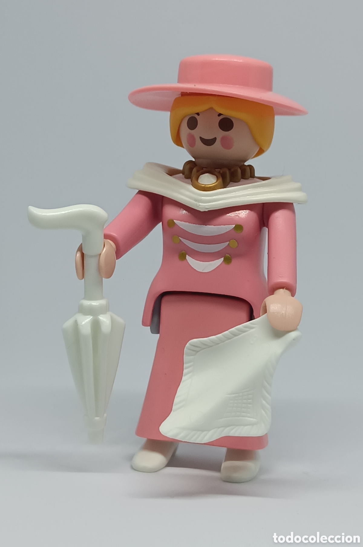 Playmobil: Playmobil Se&ntilde;ora Victoriana Rosa con Paraguas