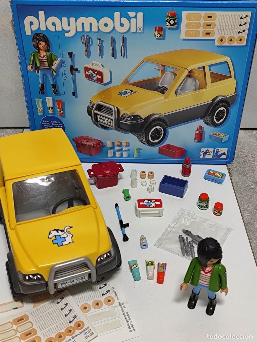 Playmobil: Playmobil - 5532 - Carro com veterin&aacute;rio