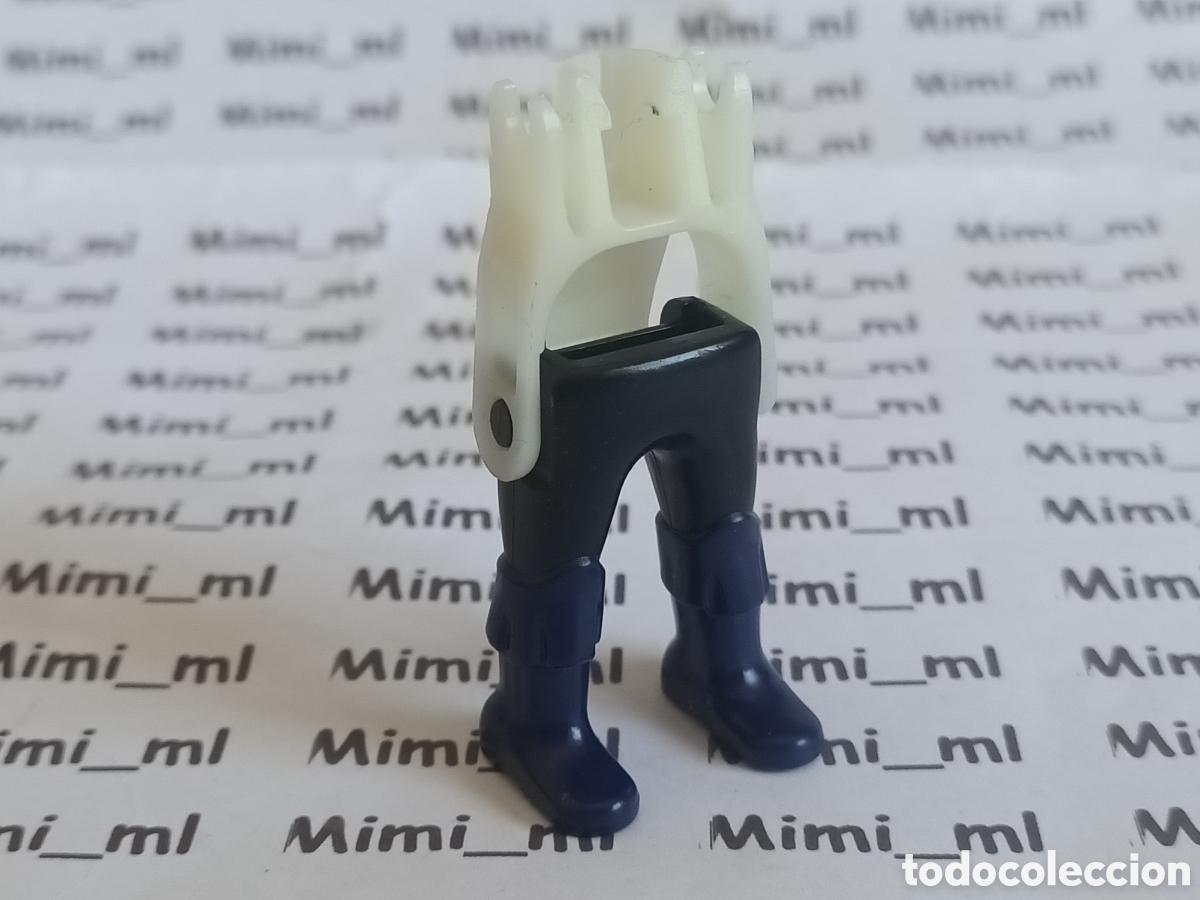 Playmobil: Playmobil piernas con esqueleto hombre caballero medieval botas azules