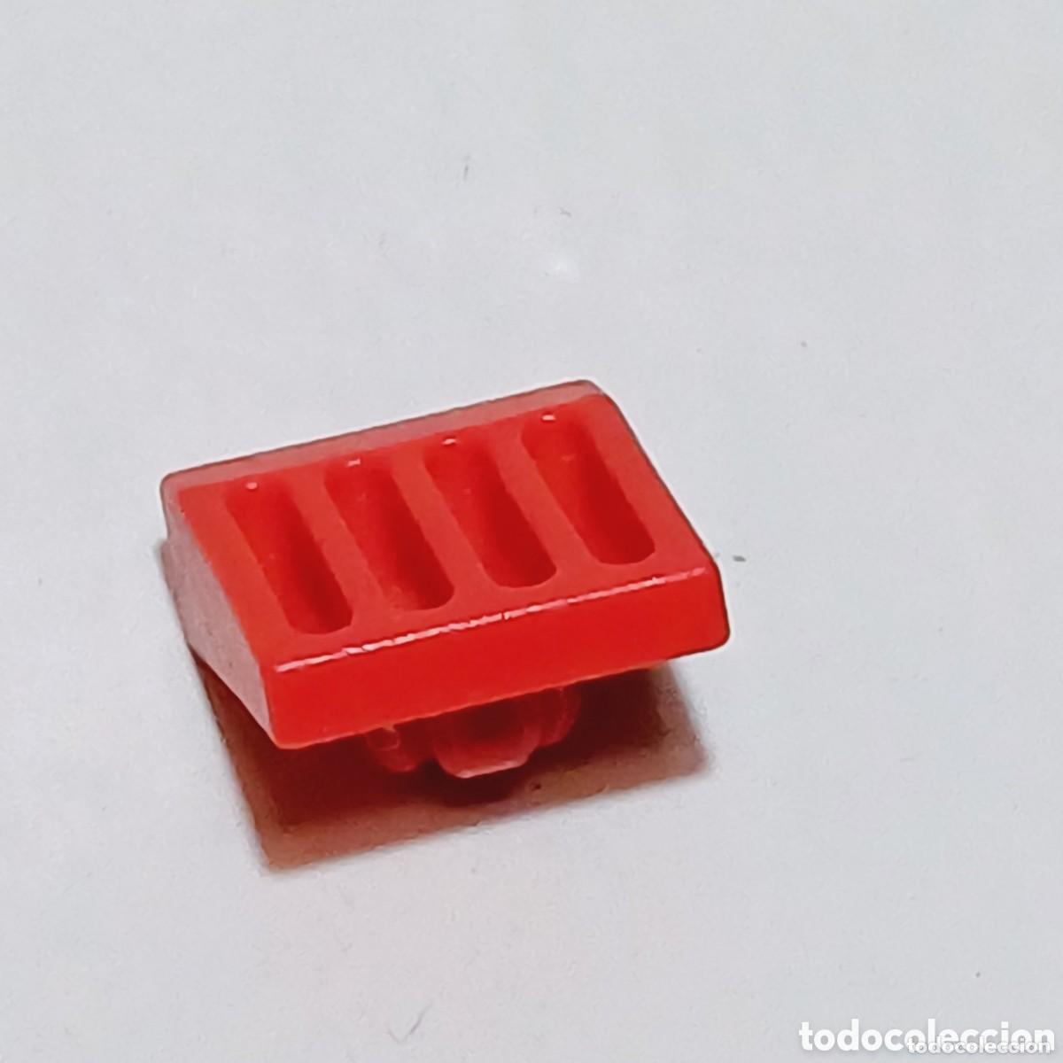 Playmobil: Playmobil system X rampa tapa trapecio rojo enganche conector