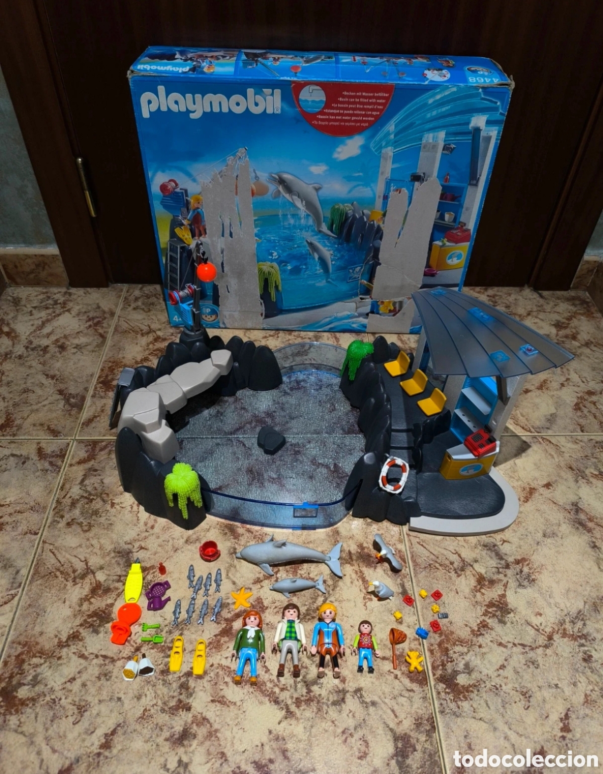 Playmobil: Delfinario Playmobil 4468 con caja y accesorios