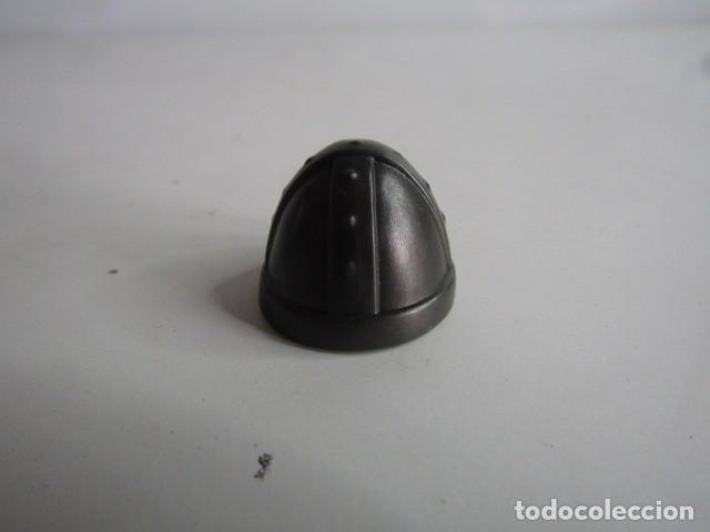 Playmobil: DIFICIL CASCO YELMO CONO ANTRACITA GUERREROS MEDIEVALES ANTIGUOS PLAYMOBIL