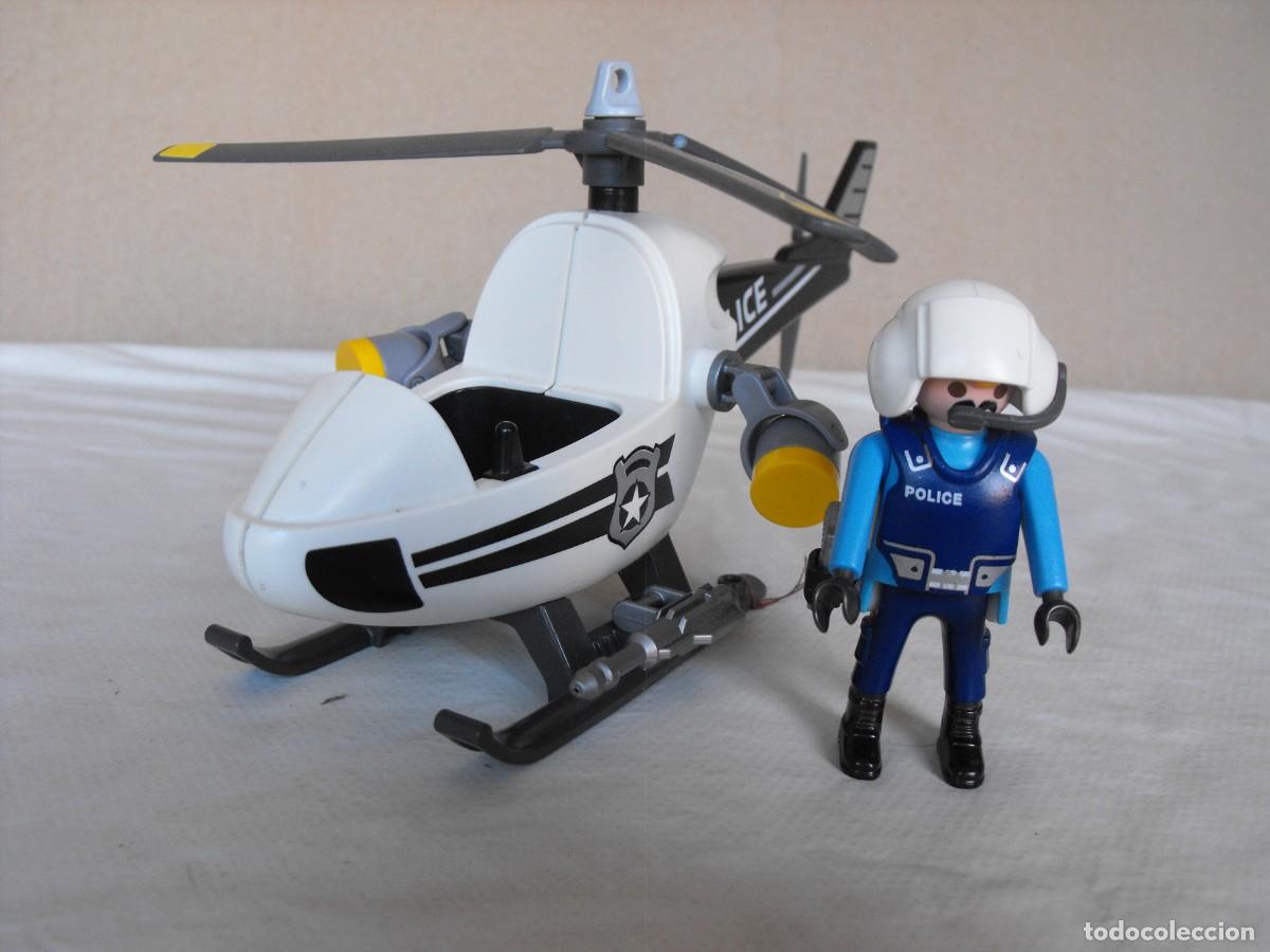 Playmobil: PLAYMOBIL. Helec&oacute;ptero de policia. De la Ref. 9372.