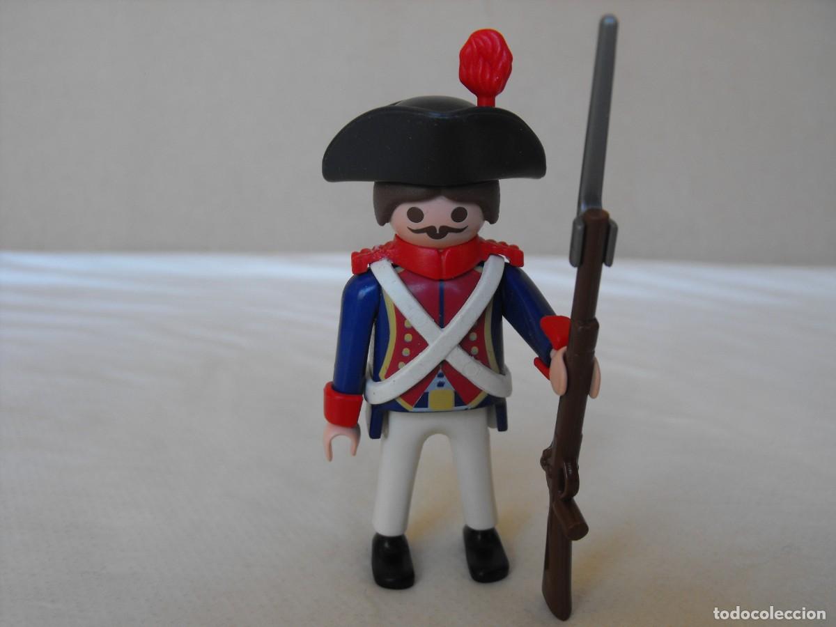 Playmobil: PLAYMOBIL. Soldado franc&eacute;s o ingles.