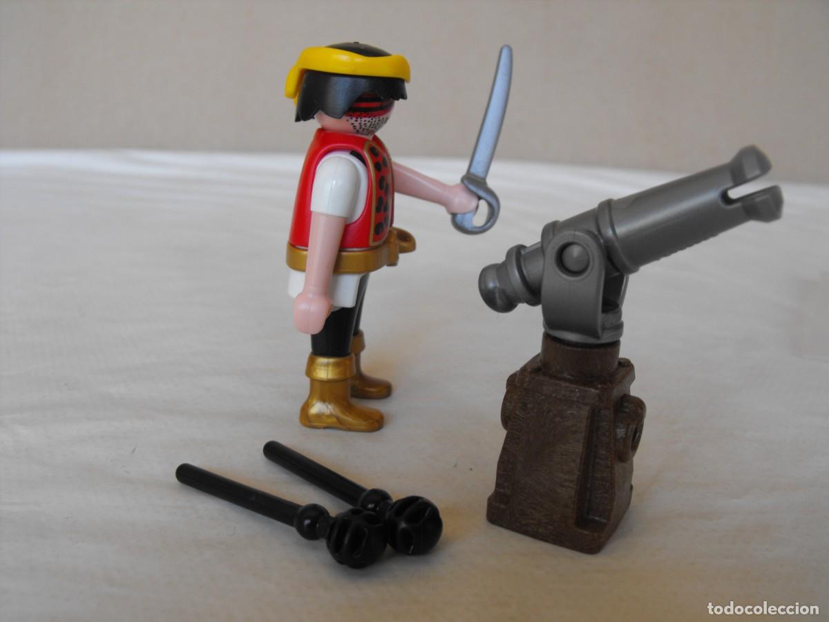 Playmobil: PLAYMOBIL. Pirata con ca&ntilde;&oacute;n. De la ref. 5378. - Foto 2