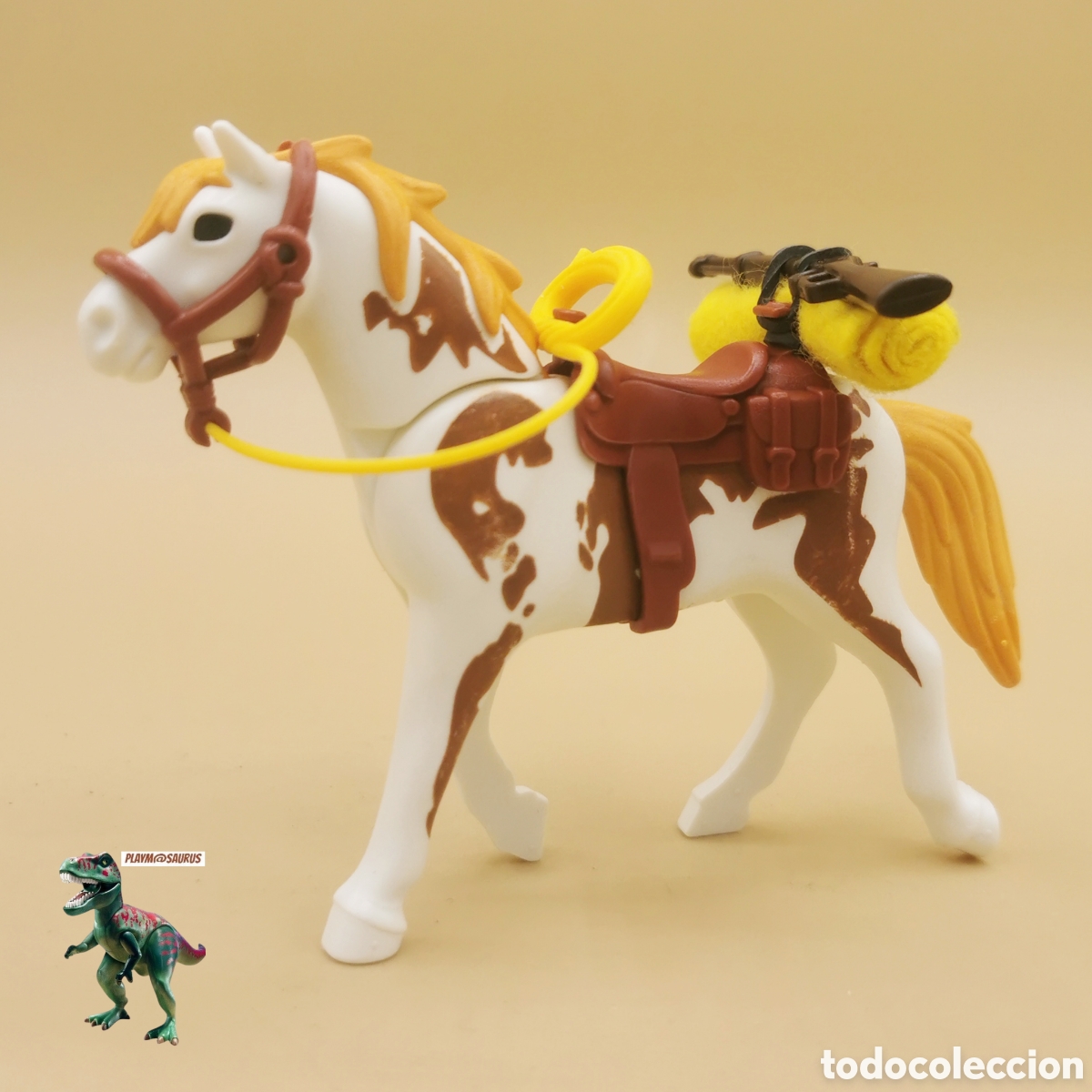 Playmobil: Playmobil caballo western con manta oeste soldado yankee confederado vaquero forajido cowboy