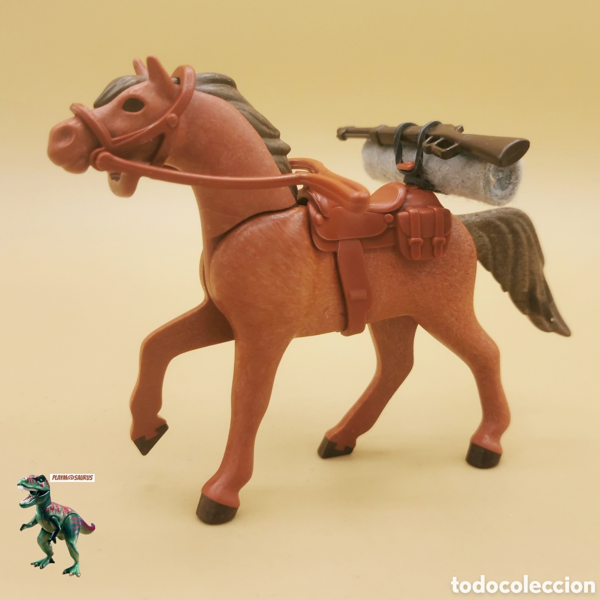 Playmobil: Playmobil caballo western con manta oeste soldado yankee confederado vaquero forajido cowboy