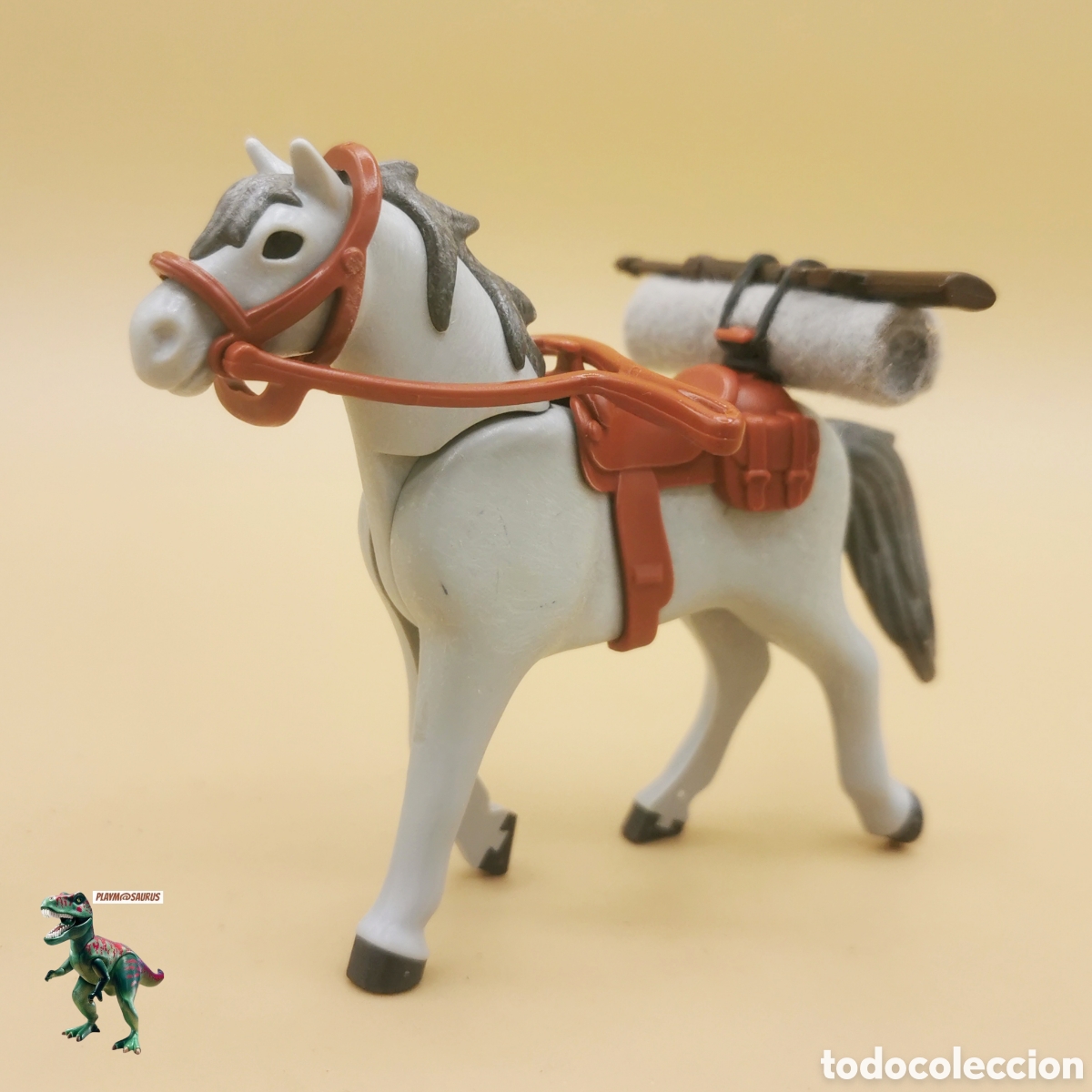 Playmobil: Playmobil caballo western con manta oeste soldado yankee confederado vaquero forajido cowboy