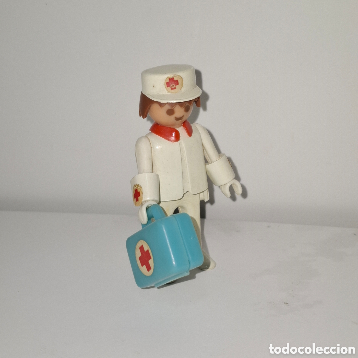 Playmobil: ENFERMERO DE FAMOBIL GEOBRA PLAYMOBIL A&Ntilde;OS 70 Y 80