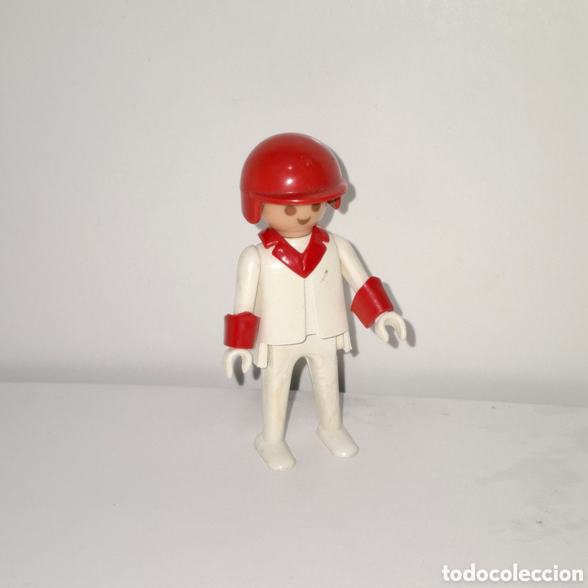 Playmobil: PILOTO DE KART Y MOTOCICLETA FAMOBIL GEOBRA PLAYMOBIL A&Ntilde;OS 70 Y 80