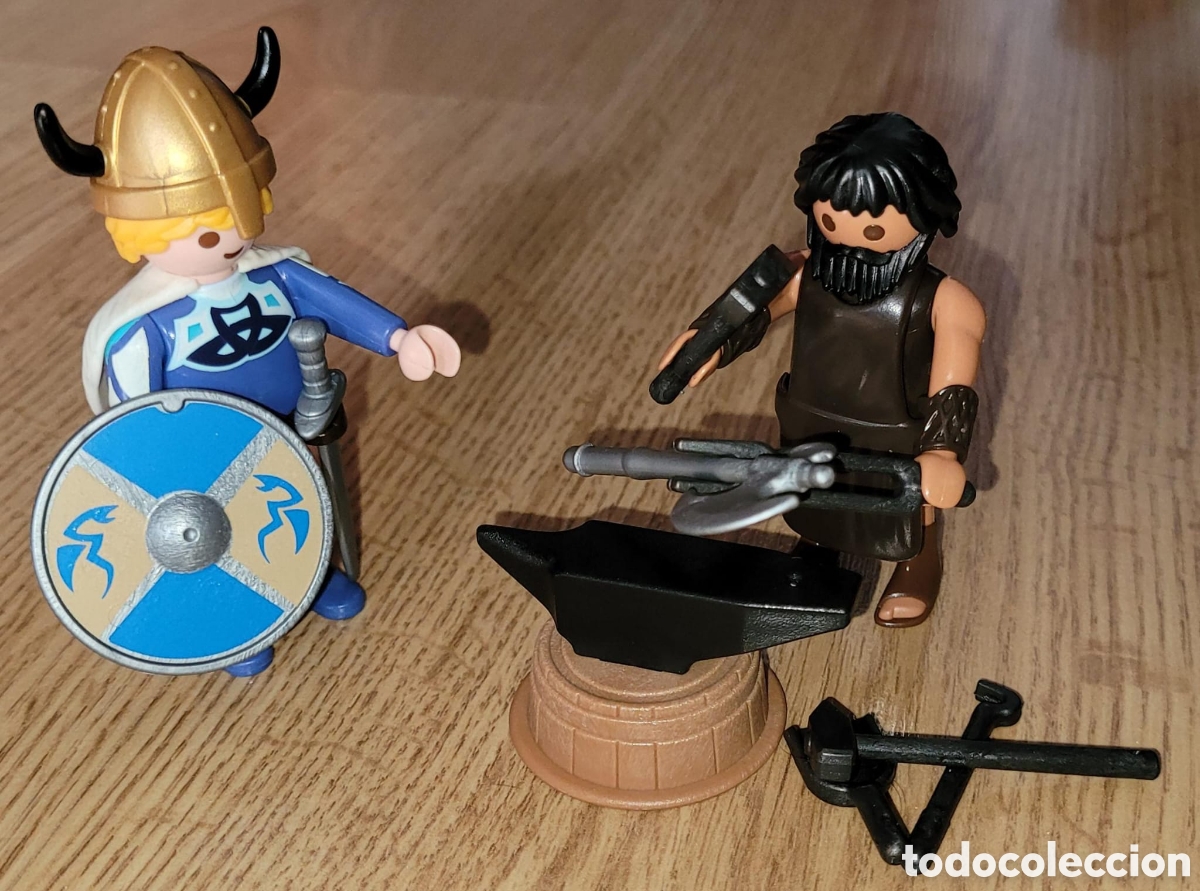 Playmobil: Playmobil Herrero Medieval con Caballero