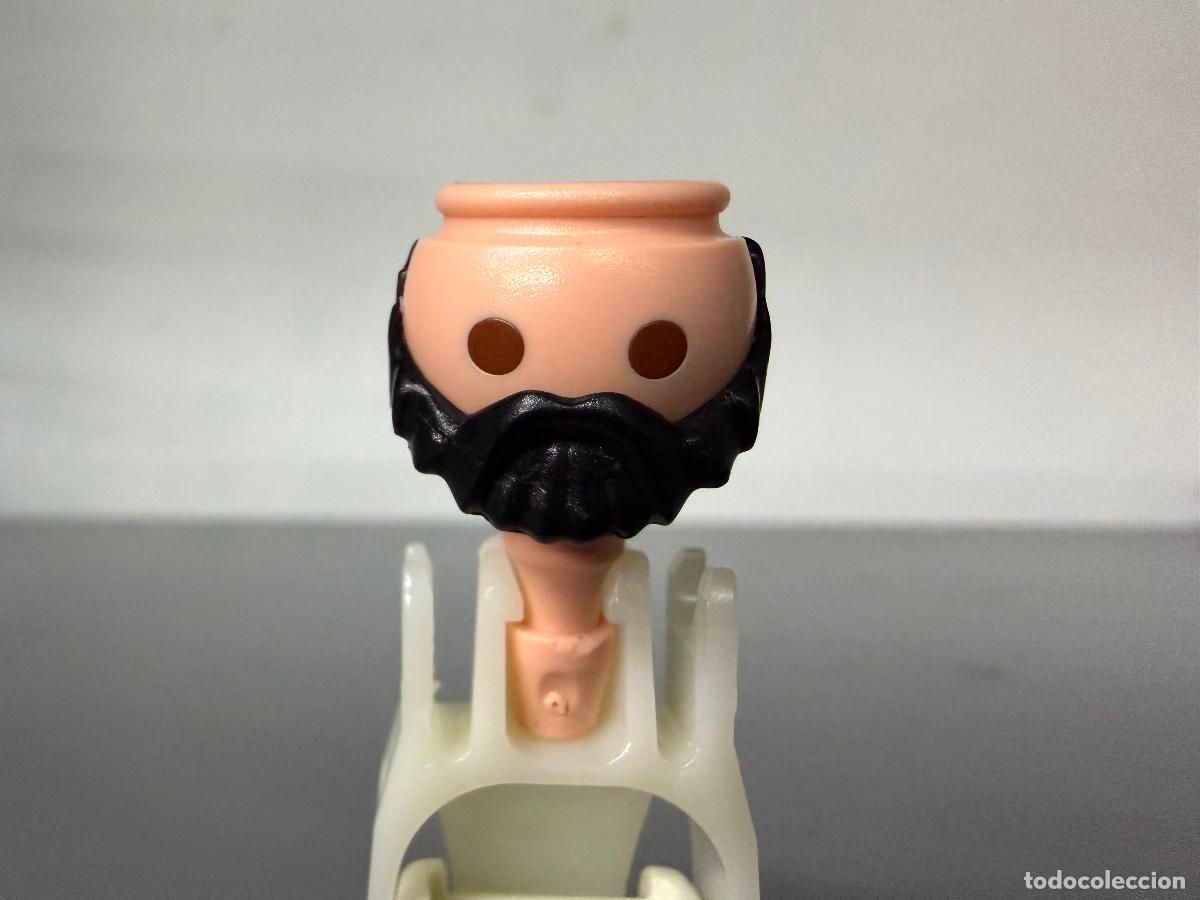 Playmobil: playmobil barba aseada morena negra-solo se vende la barba-