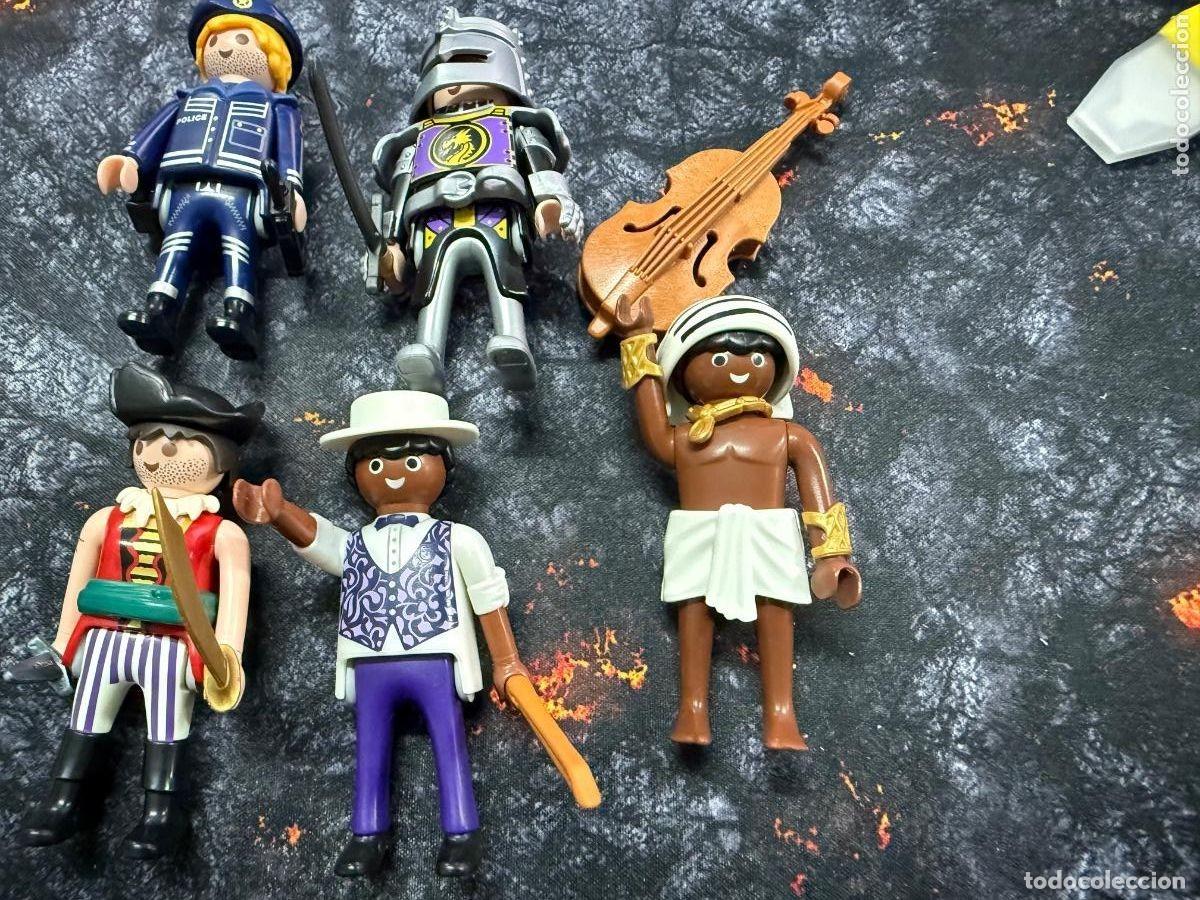 Playmobil: LOTE PLAYMOBIL MEDIEVAL + POLIC&Iacute;A + GUERRERO + M&Uacute;SICO + FIGURA