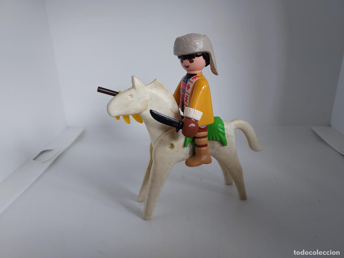Playmobil: PLAYMOBIL INDIO A CABALLO OESTE WESTERN
