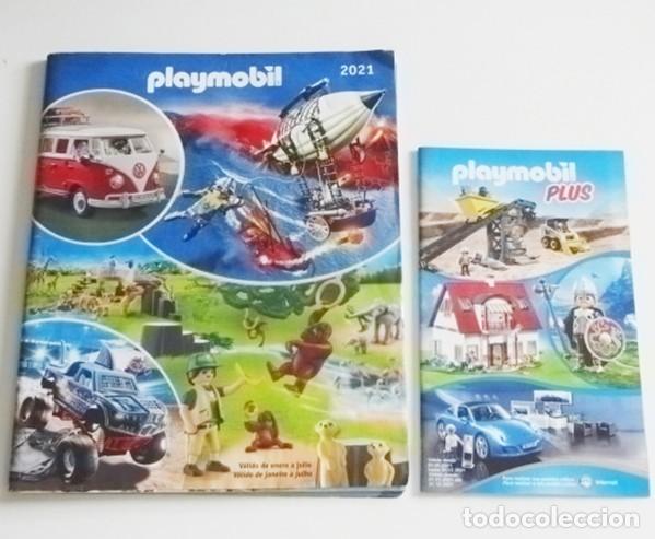 Playmobil: LOTE DE CAT&Aacute;LOGOS PLAYMOBIL 2021 / PLUS - CAT&Aacute;LOGO DE MU&Ntilde;ECOS CASAS COCHES ETC DE JUGUETE CLIC