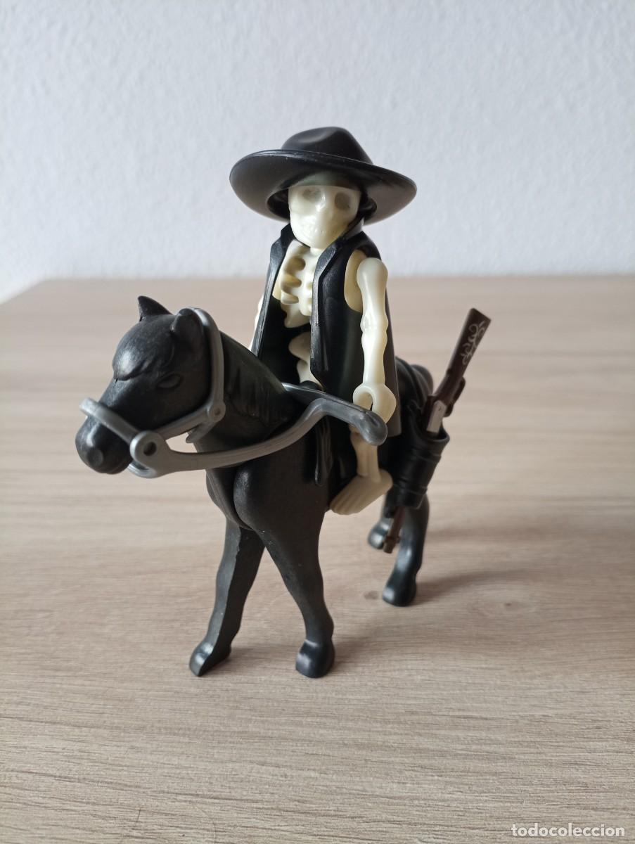 Playmobil: playmobil, lote, custom, oeste, western, esqueleto, bandolero, cuatrero, vaqueros, indios. SOLO HOY