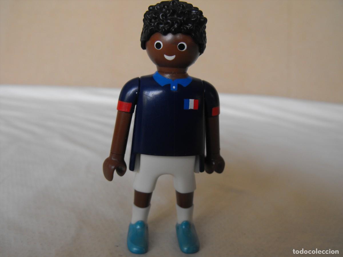 Playmobil: PLAYMOBIL. Figura de jugador de la selecci&oacute;n francesa.