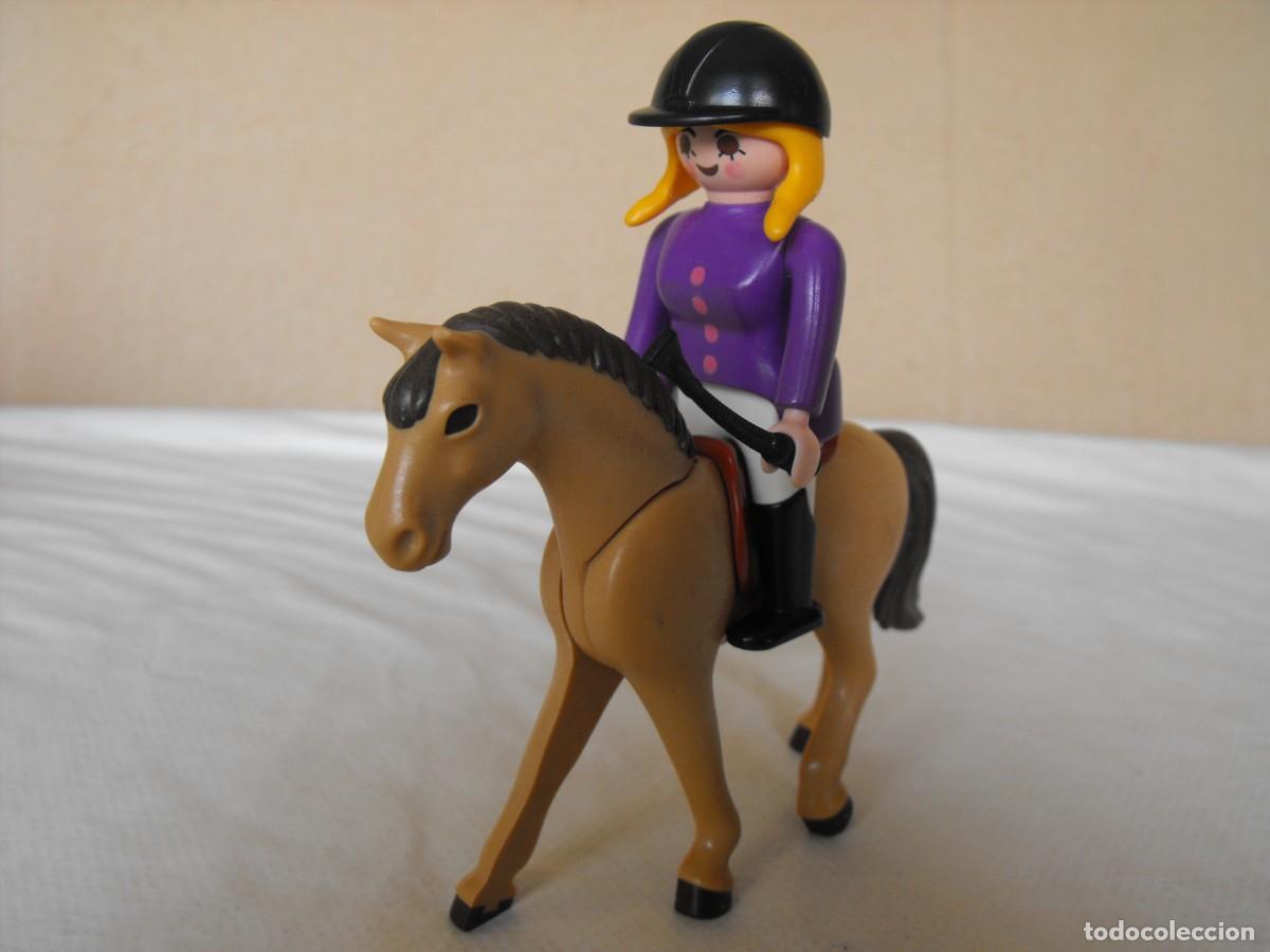Playmobil: PLAYMOBIL. Figura de amazona con caballo.