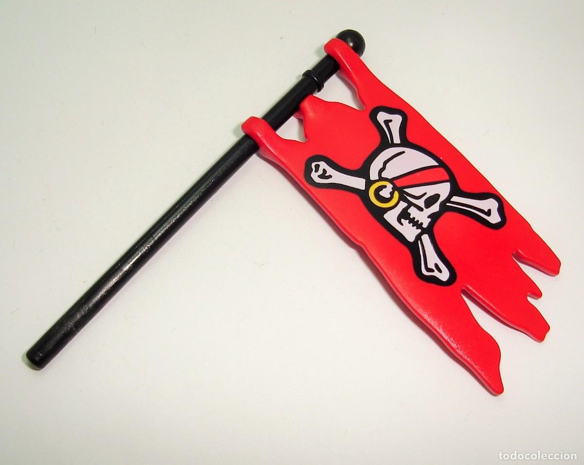 Playmobil: ACCESORIO PLAYMOBIL BANDERA PIRATA LOTE NUMERO 190